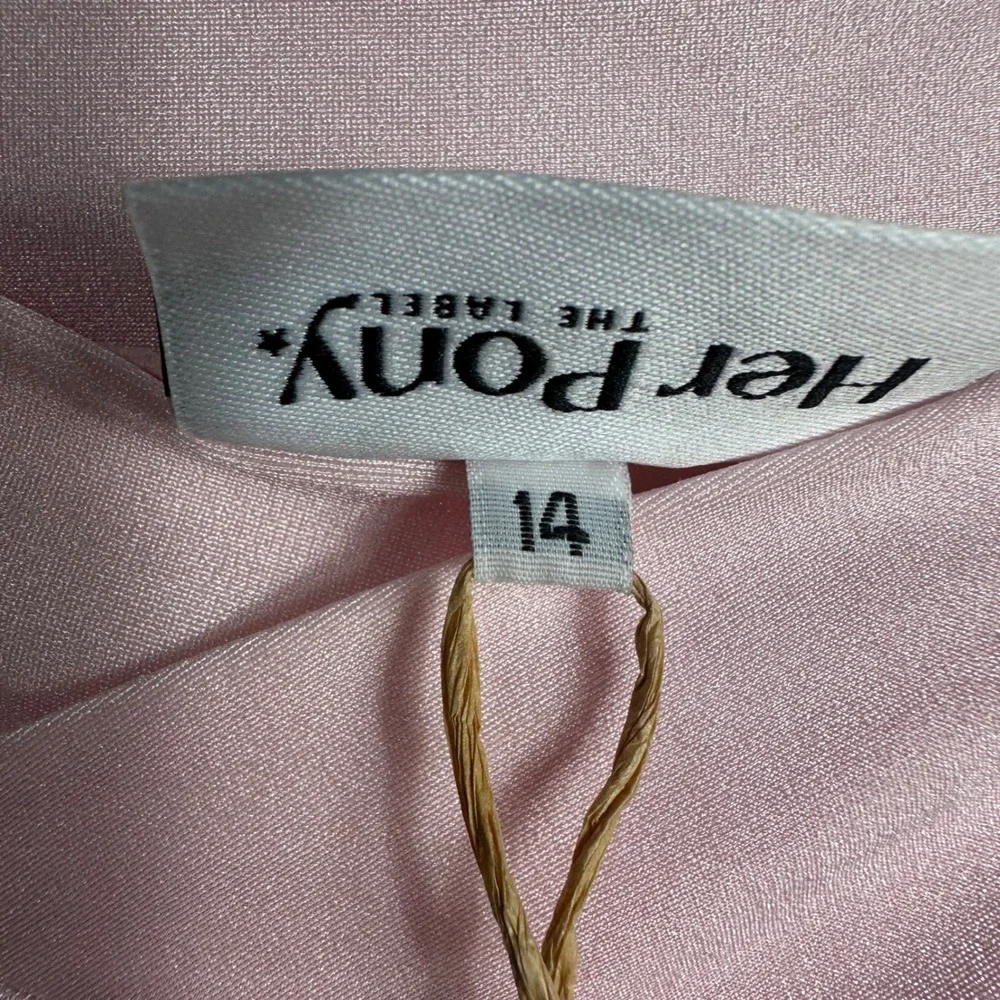 Her Pony the Label Under The Sea Beaded Mini Skirt Pink Lobster Seahorse 10‎ NWT